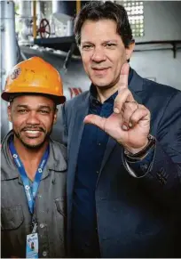  ?? Divulgação ?? O candidato a vice na chapa do PT e ex-prefeito de São Paulo, Fernando Haddad, foi acusado anteontem