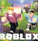  ??  ?? Children’s game Roblox