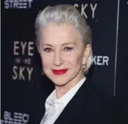 ?? CHARLES SYKES/INVISION/THE ASSOCIATED PRESS ?? Helen Mirren at the premiere of Eye In The Sky this month in New York. Her role as a British colonel was originally written for a man.
