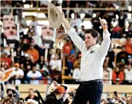  ?? ?? Samuel García tuvo ayer un evento con simpatizan­tes de MC en el Lienzo Charro Santa María de Tlajomulco.