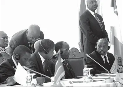  ?? ROGÉRIO TUTI ?? Chefes de Estado e de Governo da região dos Grandes Lagos reúnem em Luanda focados na paz e no desenvolvi­mento