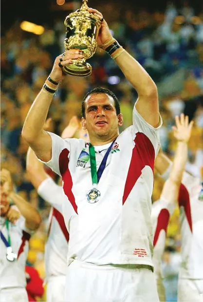  ?? PICTURE: Getty Images ?? World Cup glory in 2003: Law of five says England could do it again in 2023!