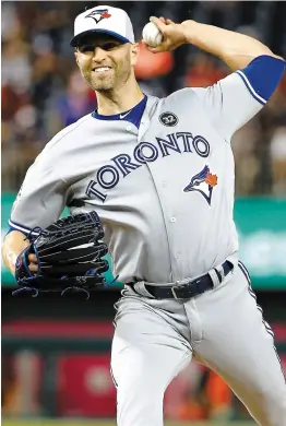  ?? PHOTO AFP ?? Les Blue Jays de Toronto pourraient échanger le lanceur J.A. Happ, d’ici le 31 juillet.