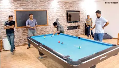  ??  ?? Billiards room