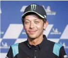  ??  ?? Quitting: Valentino Rossi said this season will be his last in motorcycle racing