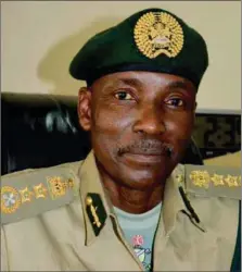  ??  ?? Comptrolle­r-General , Nigeria Prisons Service Mr. Ja'afaru Ahmed
