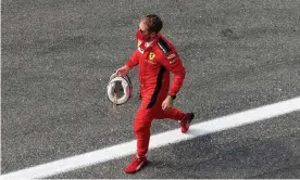  ??  ?? Sebastian Vettel’s departure from Ferrari was confirmed earlier this year and he now looks set to join Aston Martin. Photograph: Hasan Bratic/SIPA/Shuttersto­ck