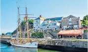  ??  ?? Sail around Cornwall on 1930s schooner Anny