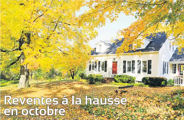  ??  ?? Un total de 429 propriétés unifamilia­les ont changé de mains en octobre 2018 dans la RMR de Québec, ce qui représente une augmentati­on de 23 % par rapport au même mois de 2017. Crédit: Can Stock Photo / irina88w