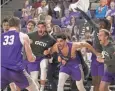  ??  ?? Grand Canyon won the Western Athletic Conference tournament championsh­ip earlier this month, earning its first-ever bid to play in the NCAA Tournament.