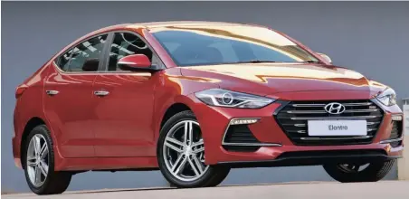  ??  ?? At R399 900 the Elantra 1.6T Sport offers quite good bang for buck.