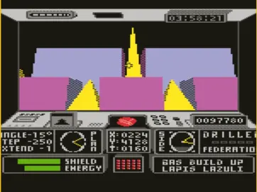  ??  ?? [C64] Driller may have moved at a glacial pace, but Matt’s music enhanced things no end.