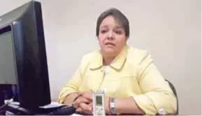  ??  ?? LABOR. Cristina Guerrero Aguirre, presidenta de la Junta Provincial Electoral, invita a las organizaci­ones políticas a que se inscriban con tiempo.