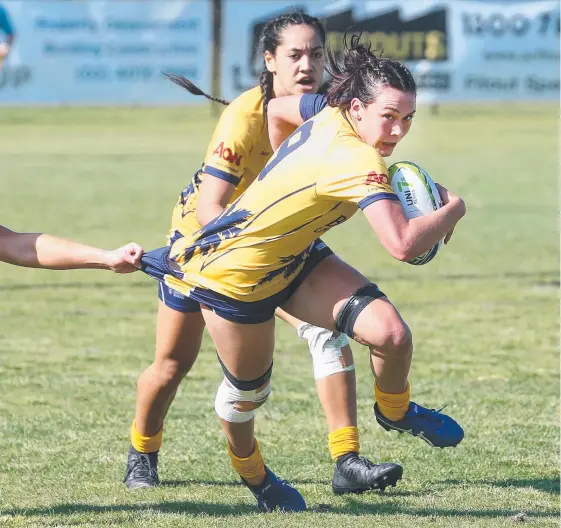  ?? Picture: RICHARD GOSLING ?? Bond University will get back to work quickly after the University Sevens Series to unearth more talent like Jess Elliston.