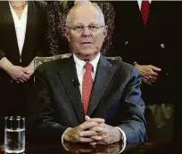  ?? Juanca Guzman Negrini/divulgação ?? Pedro Pablo Kuczynski, que renunciou no Peru, diz que as denúncias nunca foram comprovada­s