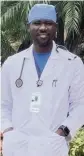  ?? Courtesy Broward Health ?? Arens Alexis, the manager of respirator­y therapy at Broward Health North.