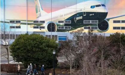  ?? ?? The company has scrambled to reassure regulators, airlines and passengers. Photograph: Jason Redmond/AFP/Getty Images