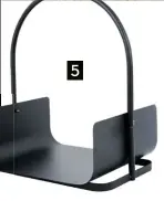  ??  ?? 5 4. MY BUTCHER’S BLOCK FIRE STARTER BELLOWS, R699,
CAMP & CLIMB; 5. MEGAMASTER LOG HOLDER, R530, BUILDERS WAREHOUSE