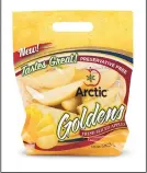  ?? OKANAGAN SPECIALTY FRUITS/ COURTESY PHOTOGRAPH ?? Arctic golden delicious apples are being sold in the Midwest. The apple has been geneticall­y engineered to prevent browning.