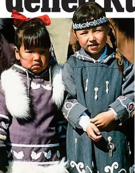  ??  ?? Proud heritage: Chukchi children from north-eastern Siberia