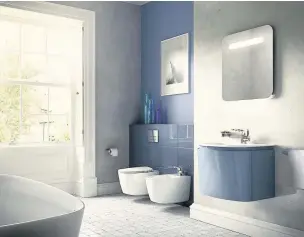  ??  ?? ●● A stylish bathroom from Ideal Standard Internatio­nal