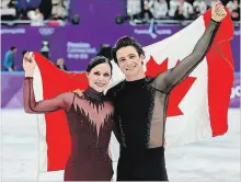  ?? GREG KOLZ SKATE CANADA ?? Olympic figure skaters Tessa Virtue and Scott Moir will bring friends, fellow Olympians, to Meridian Centre in November.