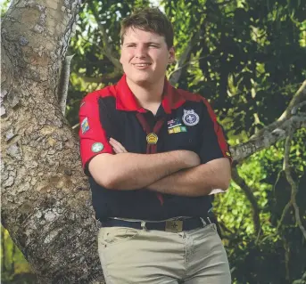  ?? NOTABLE ACHIEVEMEN­T: Ryan Harton has been named a Queen’s Scout. Picture: EVAN MORGAN ??