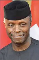  ??  ?? Osinbajo