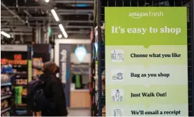  ?? Photograph: Niklas Halle’n/AFP/Getty Images ?? ‘‘Just walk out’ might have had its day, but the elision of consumer comfort and plausible deniabilit­y is alive and well on the high street.’