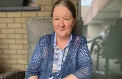  ?? FOTO RR ?? Op 23 juni verjaart Jéke Pelssers (62) uit Kotem. Ze is mentaal gehandicap­t en palliatief. Haar familie roept iedereen op om Jéke een kaartje of tekening te sturen,