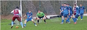  ?? ?? ●●Richmond Rovers against AFC Boarshaw (Boarshaw in blue)