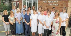  ??  ?? Long before social distancing, Hamstreet Surgery was voted the best in Britain in 2005