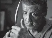  ?? Yana Blajeva Lionsgate ?? SYLVESTER STALLONE stars in “Rambo: Last Blood,” the latest in a franchise that began in 1982.