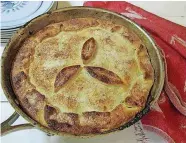  ?? [PHOTO PROVIDED] ?? Skillet apple cranberry pie.