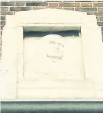  ??  ?? The sculpture above the main entrance to the office block of the recently demolished Judge Works in Cradley Heath