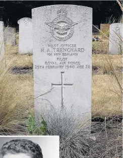  ?? PHOTOS: SUPPLIED ?? Horace Trenchard was buried in Cambridges­hire just a few days before what would have been his 28th birthday.