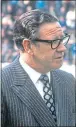  ??  ?? Rangers manager in 1971 Willie Waddell