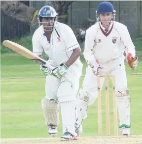  ??  ?? Anish Patel hit 42 for Rothley.