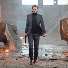  ?? JOURNAL SENTINEL FILES ?? Keanu Reeves is back in the original “John Wick.”