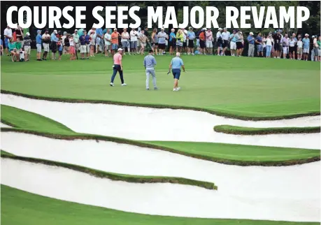  ?? ROB SCHUMACHER, USA TODAY SPORTS ?? “For the most part, 15 of the 18 holes are pretty much the same,” Rory McIlroy, left, says of the changes at Quail Hollow.