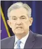  ?? Susan Walsh Associated Press ?? CHIEF Jerome H. Powell speaks in Washington.