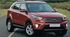  ??  ?? The Hyundai Creta is 20cm shorter than the Tucson but still impressive­ly spacious.