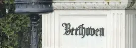  ?? FILES ?? Beethoven’s grave in Vienna is a must-see for the music tourist.