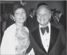  ?? THE ASSOCIATED PRESS ?? In this file photo, comedian Don Rickles, right, appears with his wife Barbara arrive at Pantages Theater for the Emmy Awards in Los Angeles.