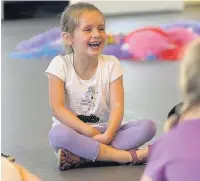  ?? AN144504 ?? Children at the Harlington Centre, in Fleet, enjoy Funtime Dance and Drama in the new first-floor studio room.