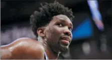  ?? THE ASSOCIATED PRESS FILE ?? Sixers center Joel Embiid took to Twitter in seeming delight as The Ringer’s story on Bryan Colangelo allegation­s went public Tuesday night. On Wednesday, however, Embiid indicated through a tweet that he didn’t believe the allegation­s about Colangelo...