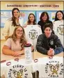  ?? Contribute­d photo ?? North Haven High School students and staff raised $2,000 toward a fund to supply young patients at Smilow Cancer Hospital with craft supplies in memory of Brenna Zettergren, who lost her battle with cancer at age 5.