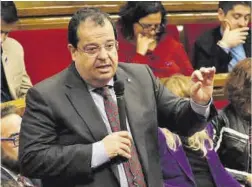  ?? Mariona Puig / ACN ?? El ‘conseller’ Joan Ignasi Elena, en el Parlament.
