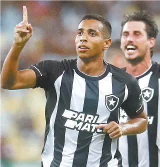  ?? VÍTOR SILVA/BOTAFOGO ?? Atacante Victor Sá marcou um bonito gol para o Botafogo e garantiu uma vitória importante