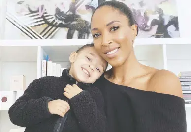  ?? THE CANADIAN PRESS / HANDOUT, SASHA EXETER ?? Sasha Exeter, a Toronto lifestyles influencer, is shown with her daughter. Bell Media pulled Jessica Mulroney's reality series off the air after Exeter accused the stylist of threatenin­g her career.